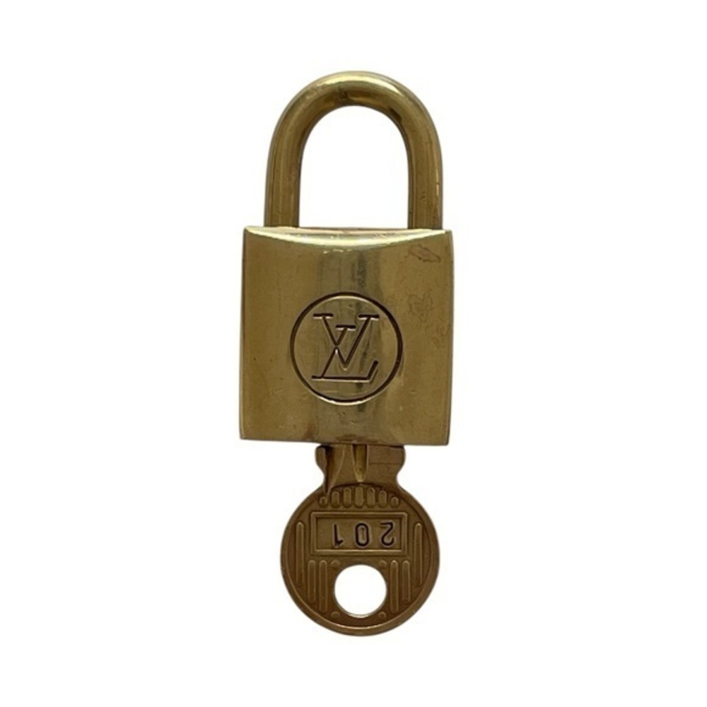 Louis Vuitton RARE 200 Series Brass Lock and Key Set #201